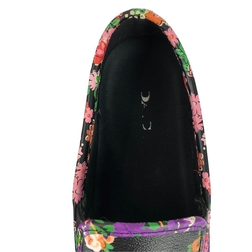 Coach Slip On Sneakers Parkside Tea Rose Black Sz 9.5 - Picture 5 of 11